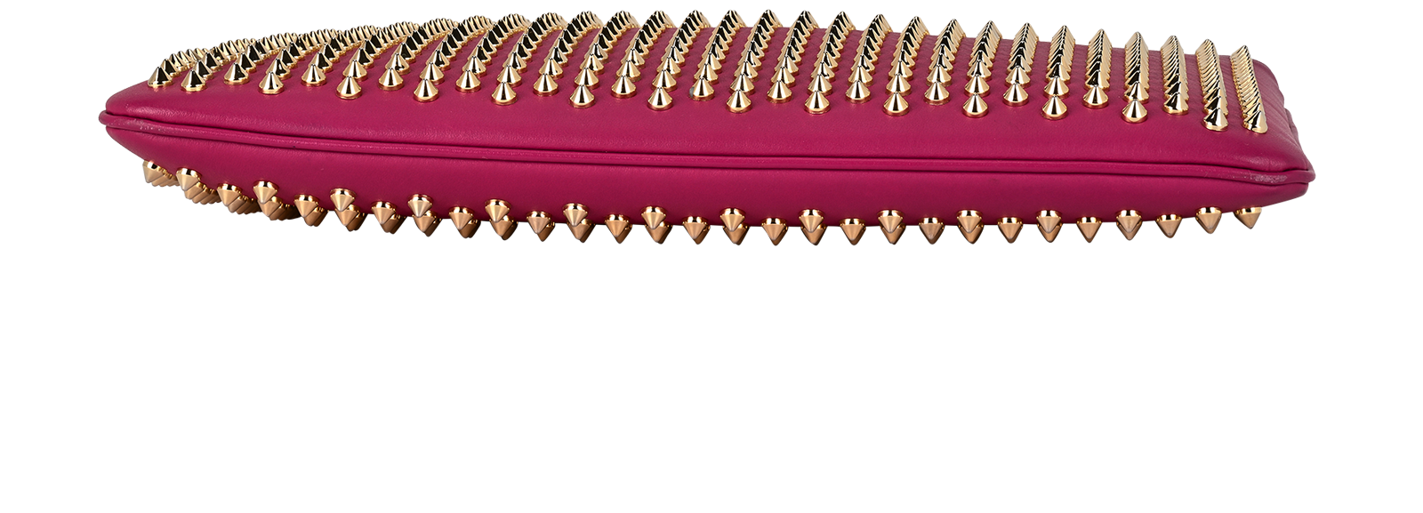 Loubiposh Clutch Bag, &pound;250, Handbags, Pink, Leather, Top view